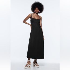NWT ZARA Voluminous Midi Dress